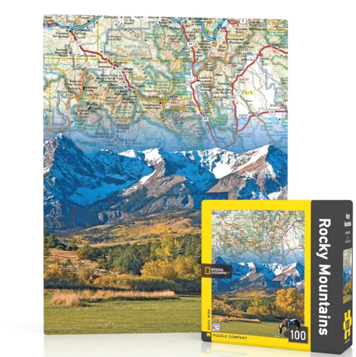 PUZZLE 100 MINI ROCKY MOUNTAINS