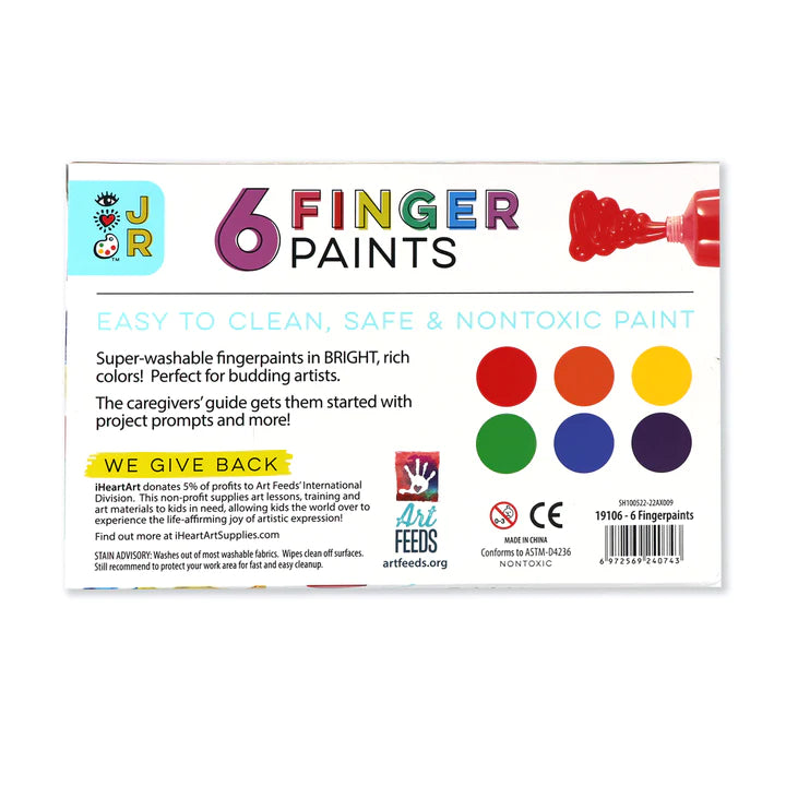 FINGERPAINT WASHABLE JR 6 PC