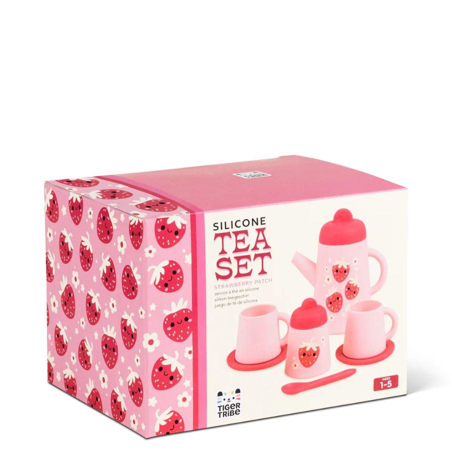 TEA SET STRAWBERRY PATCH SILICONE