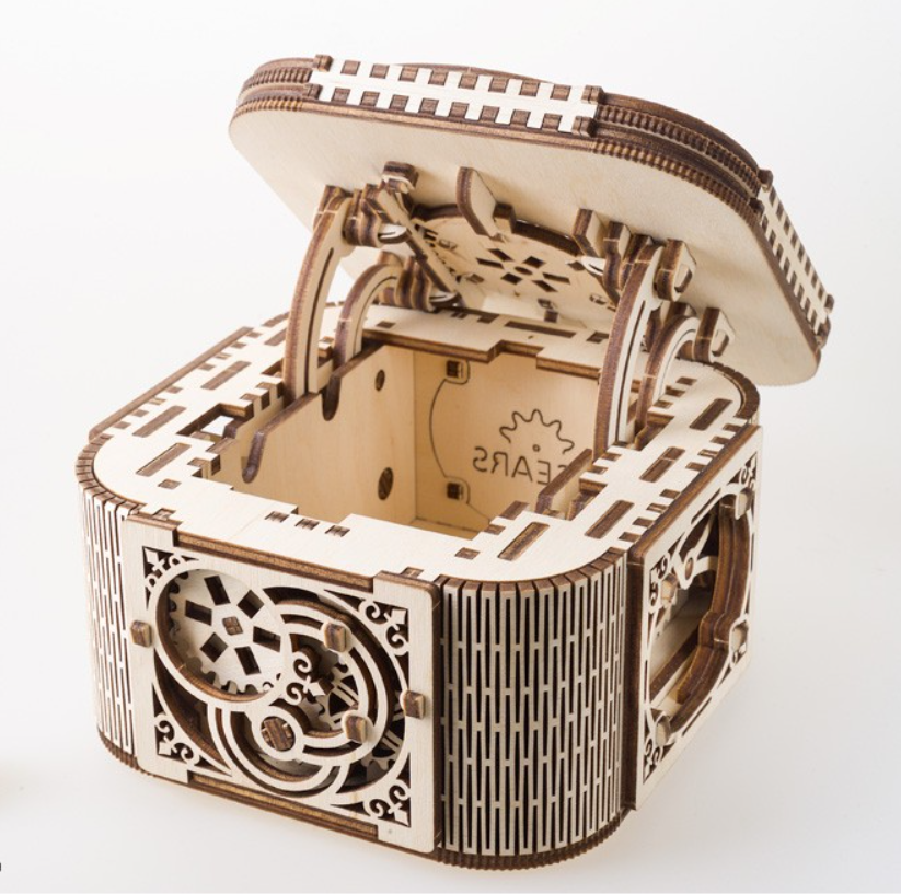 UGEARS TREASURE BOX