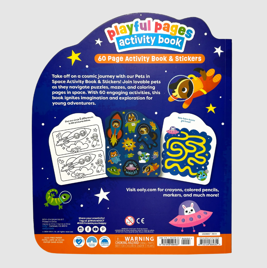 ACTIVITY BOOK PETS IN SPACE