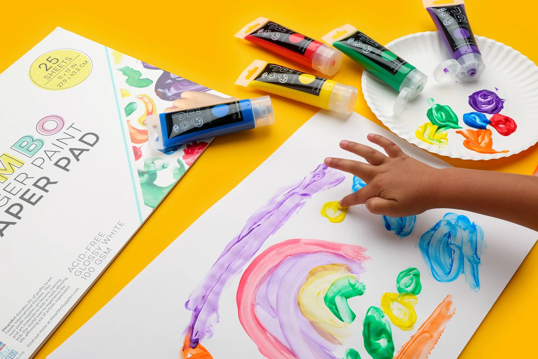 FINGERPAINT WASHABLE JR 6 PC