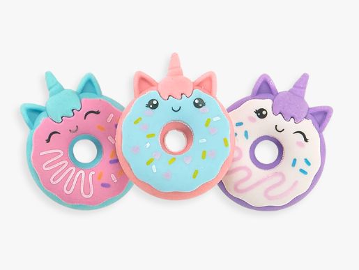 ERASERS UNICORN DONUTS 3PK