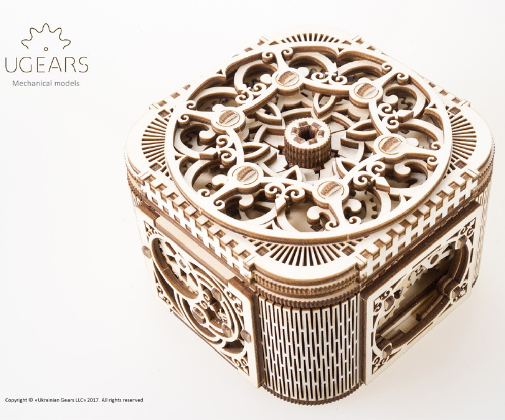UGEARS TREASURE BOX