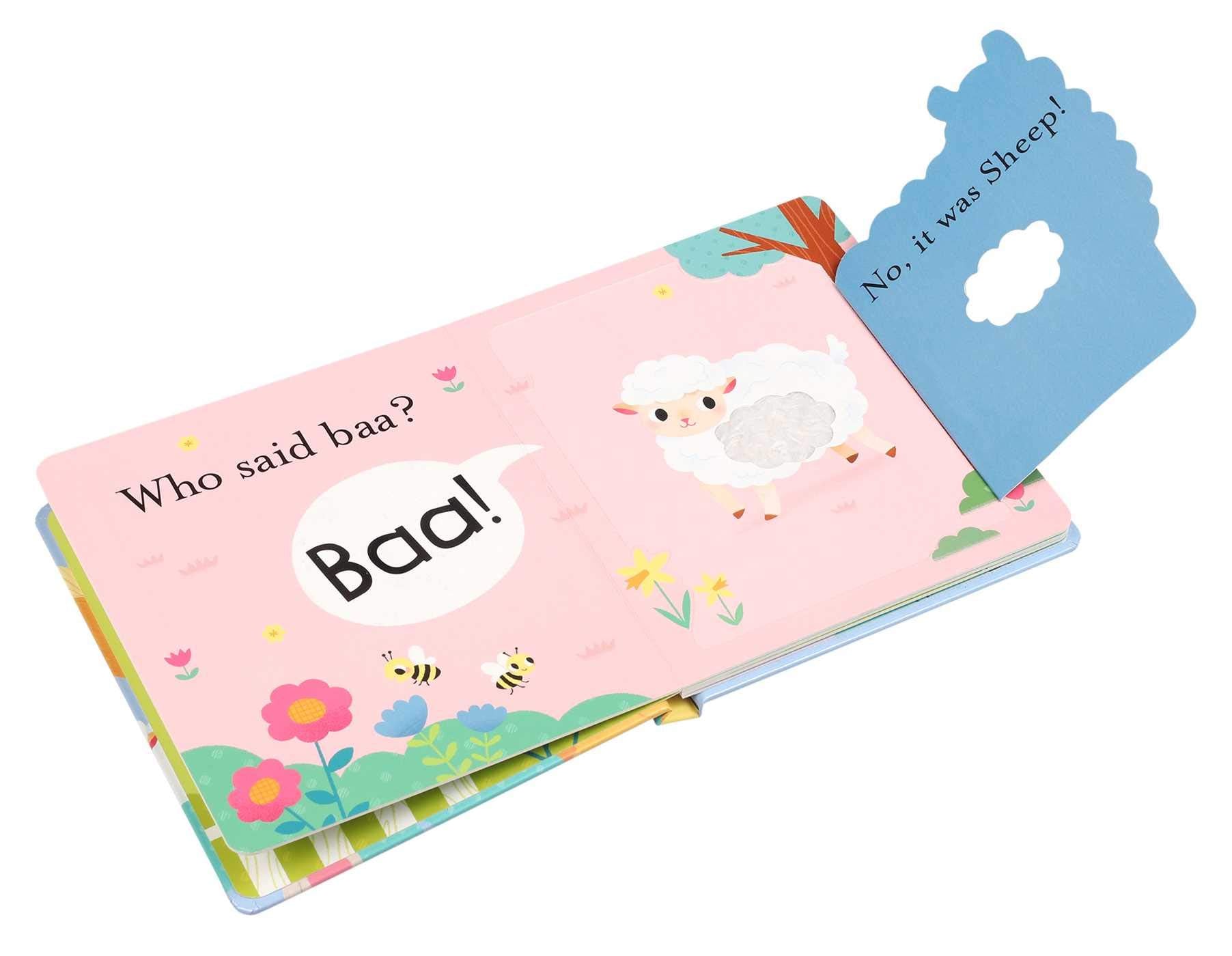 WHO SAID MOO?  BB  (TOUCH AND FEEL)