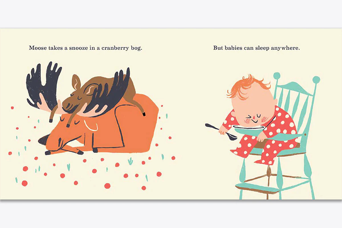 BABIES CAN SLEEP ANYWHERE  BB