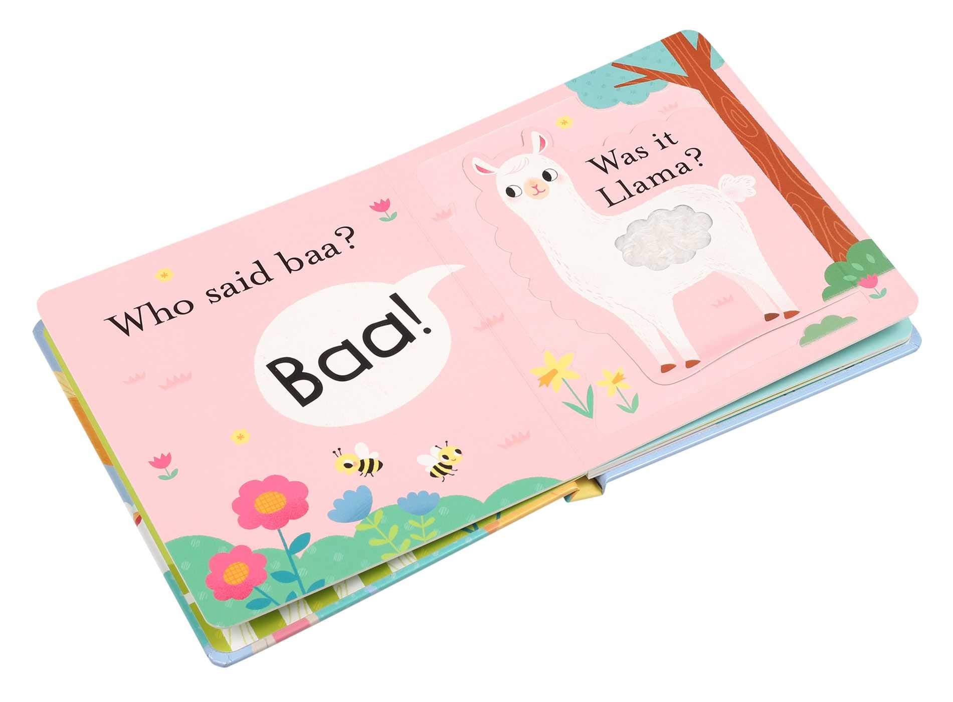 WHO SAID MOO?  BB  (TOUCH AND FEEL)