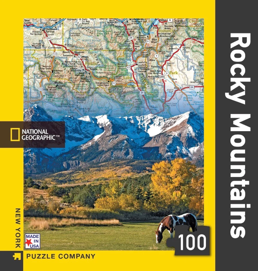 PUZZLE 100 MINI ROCKY MOUNTAINS
