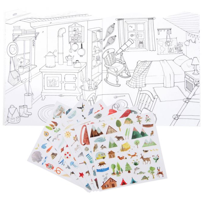 L'EXPLORATEUR COLOR & STICKER ADVENTURE
