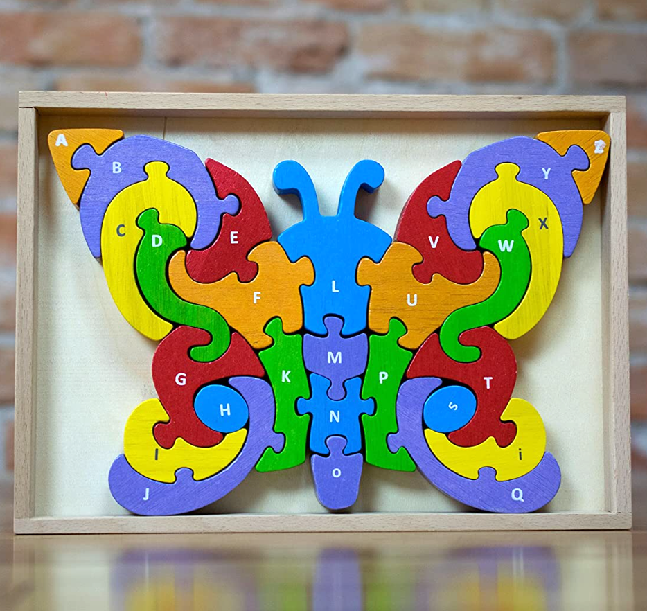 PUZZLE BUTTERFLY A-Z