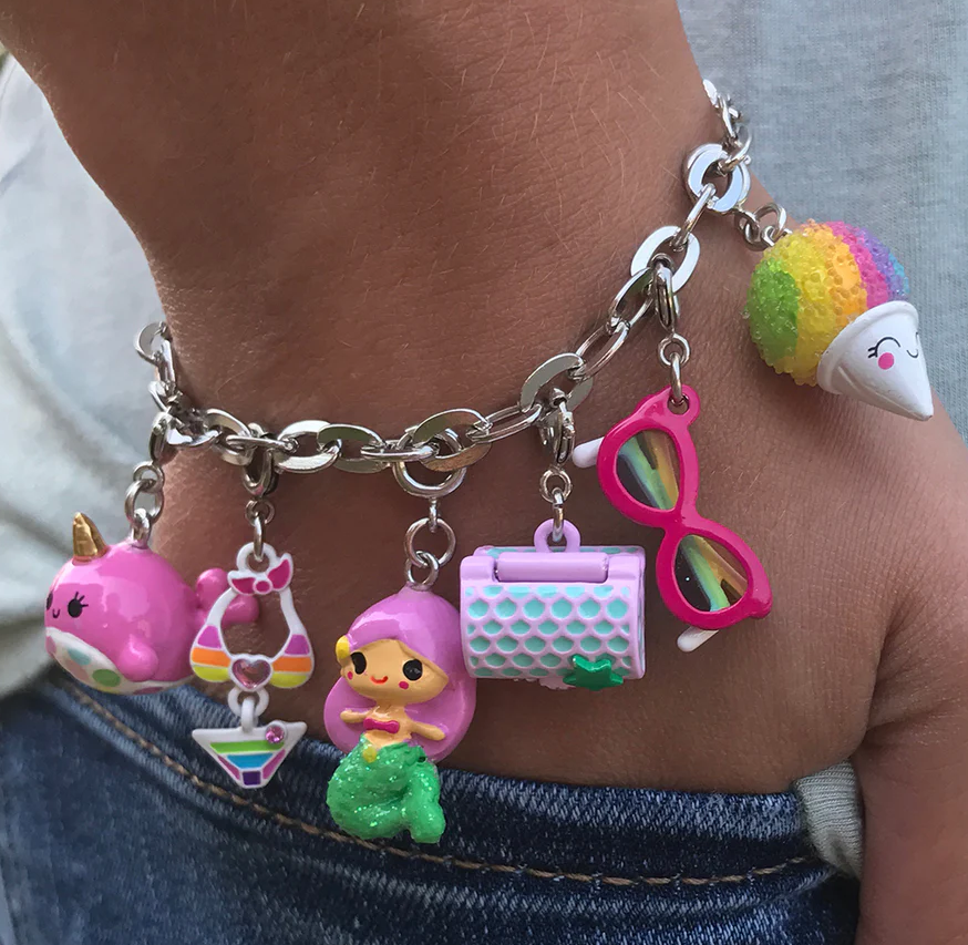 BRACELET CHAIN SILVER CHARM IT