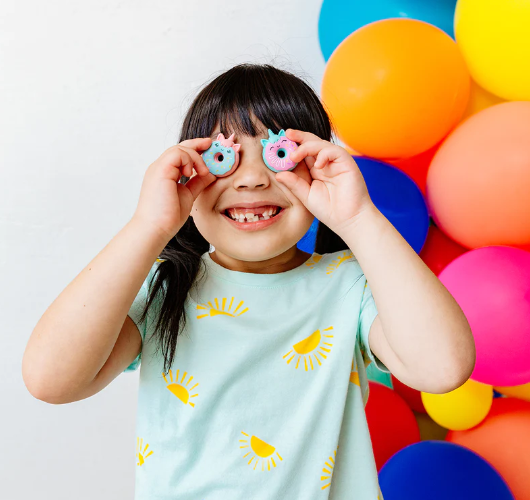 ERASERS UNICORN DONUTS 3PK