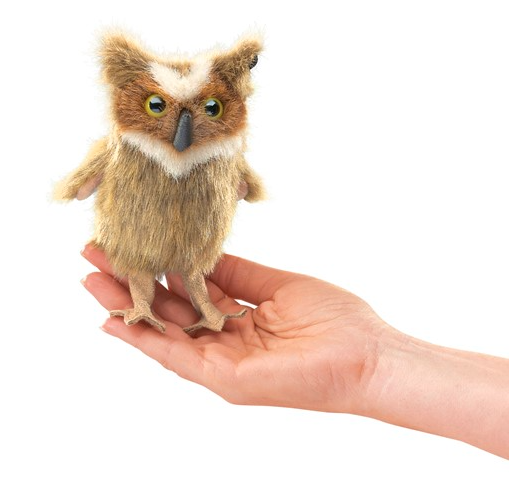 FINGER PUPPET GREAT HORNED OWL