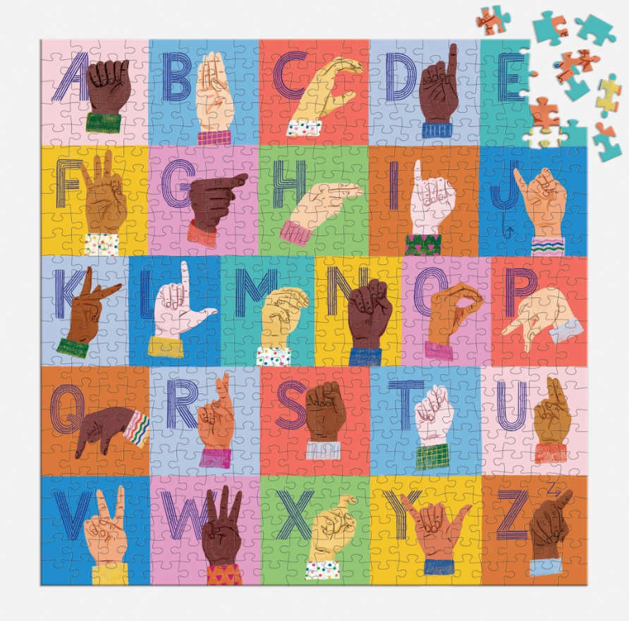 PUZZLE 500 PC AMERICAN SIGN LANGUAGE