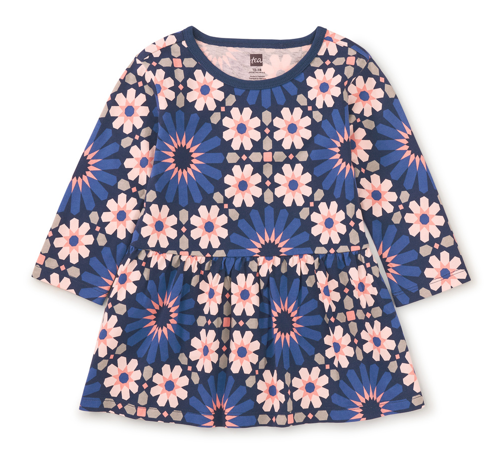 DRESS SAFFRON FLORAL