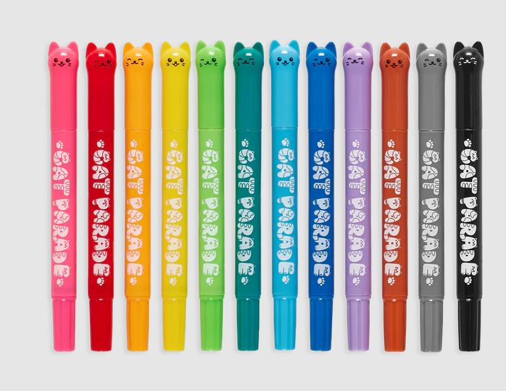 GEL CRAYONS CAT PARADE 12PK
