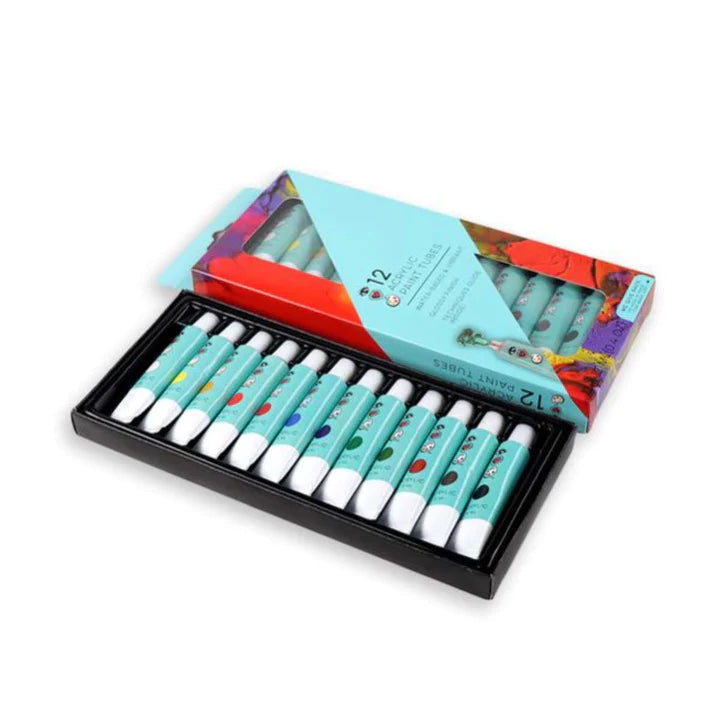 PAINT TUBES ACRYLIC 12 PC