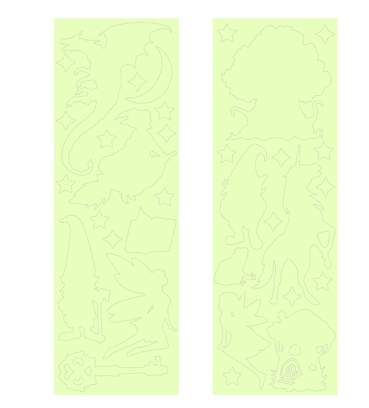 ENCHANTED FOREST GLOW STICKERS