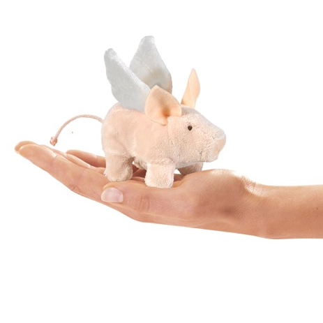 FINGER PUPPET PIGLET WINGED