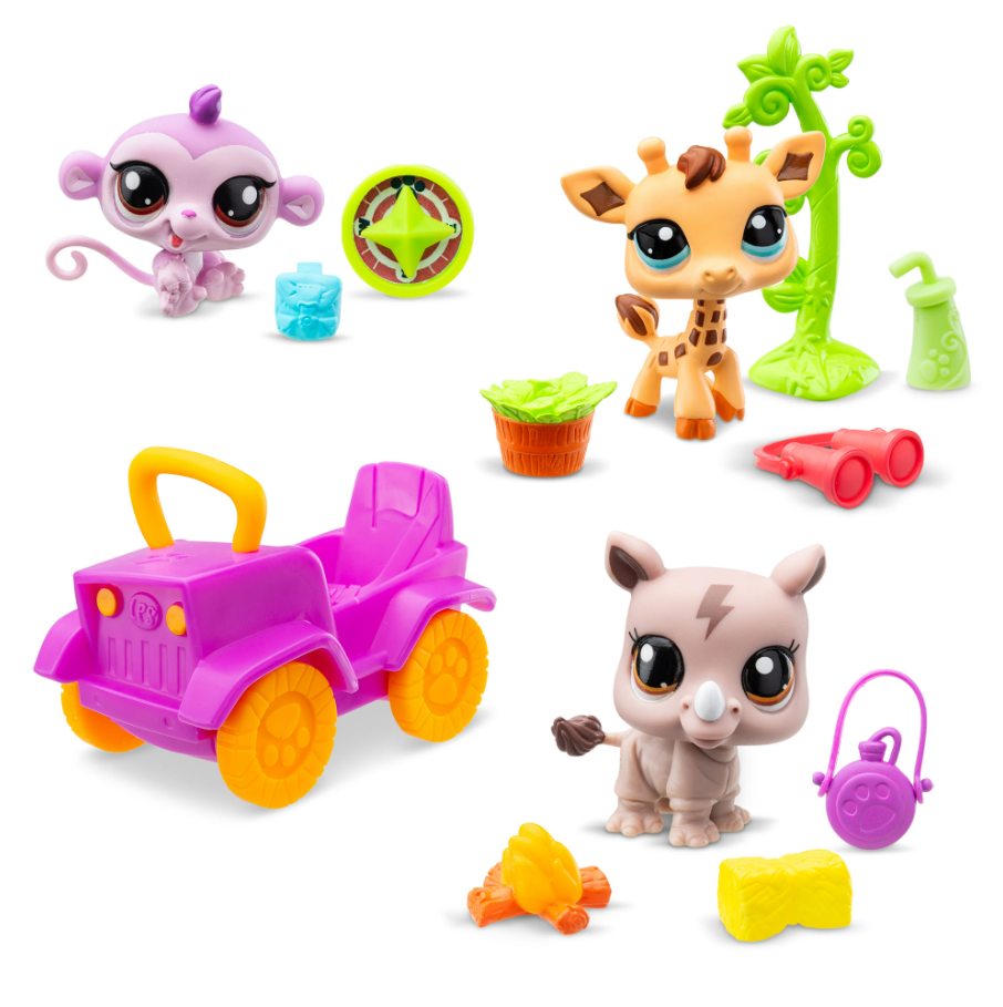 LITTLEST PET SHOP TRIO SAFARI PLAY PACK