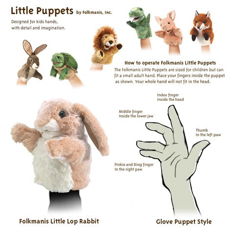 PUPPET LOP RABBIT LITTLE HAND
