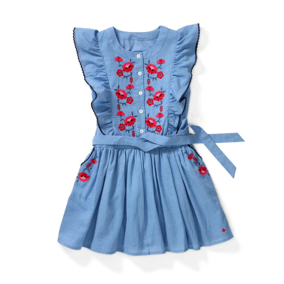 DRESS MAGNOLIA CHAMBRAY