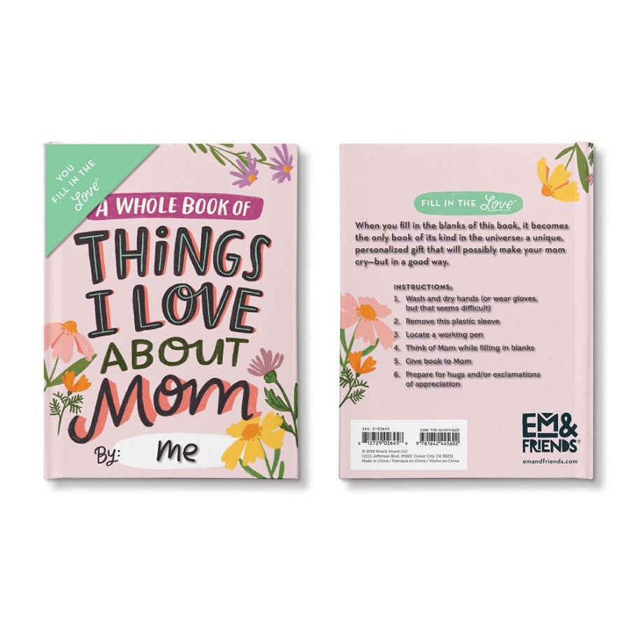 ABOUT MOM FILL IN LOVE JOURNAL