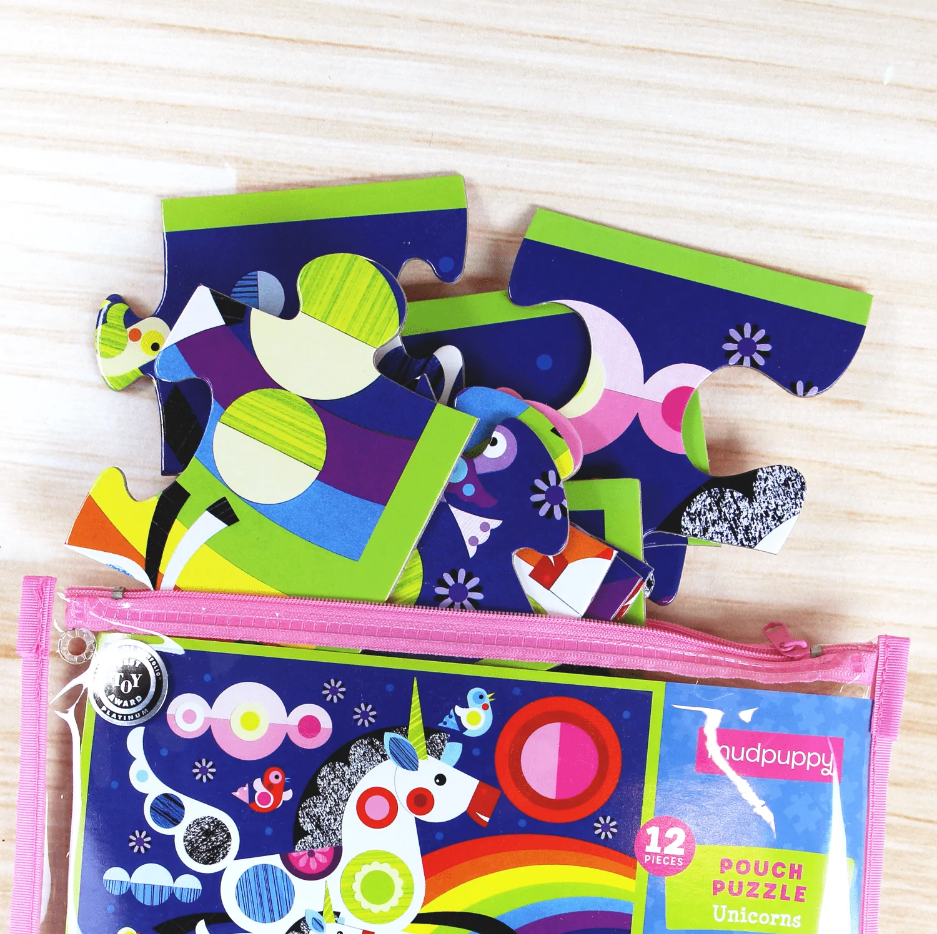 PUZZLE POUCH UNICORNS
