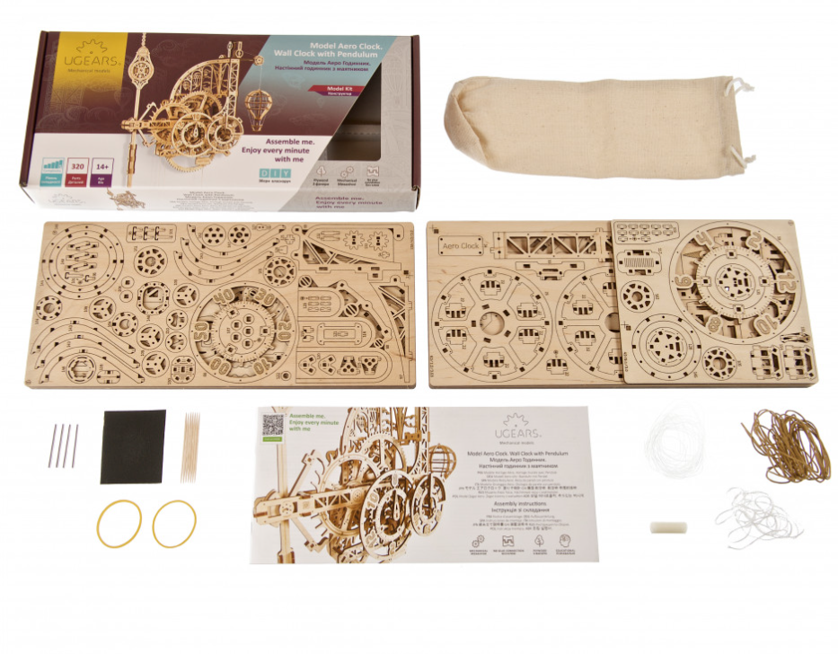 UGEARS AERO CLOCK