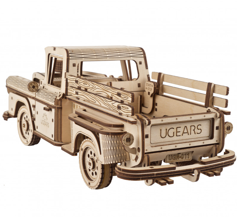 UGEARS PICKUP LUMBERJACK