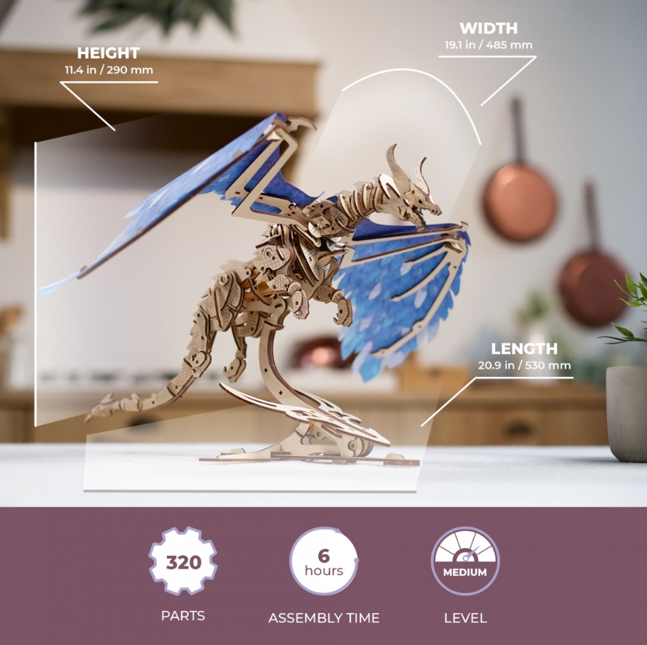 UGEARS WINDSTORM DRAGON