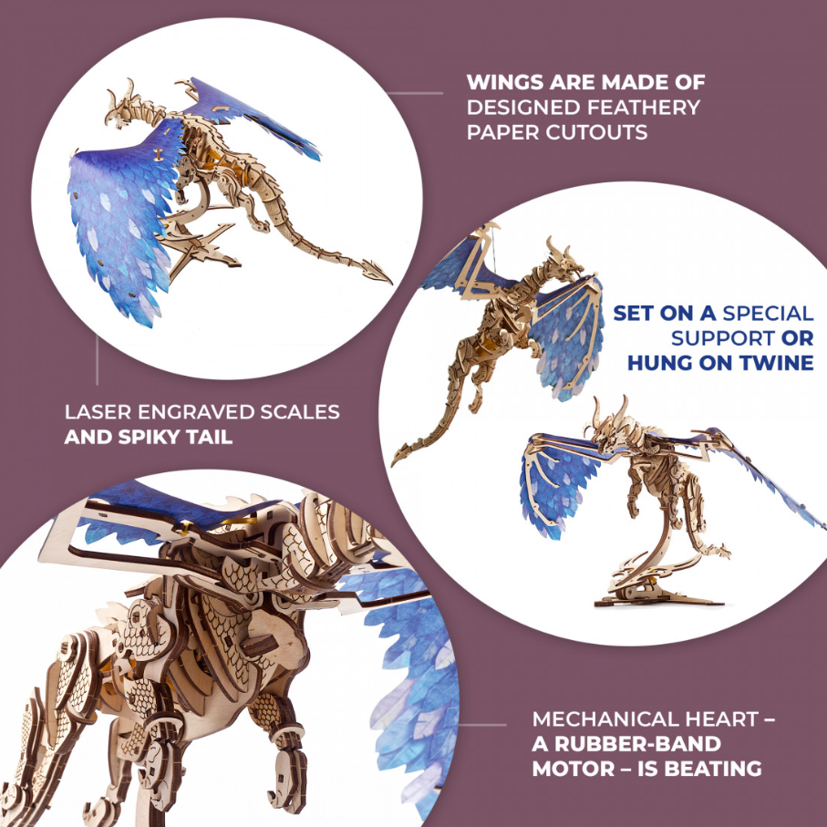 UGEARS WINDSTORM DRAGON