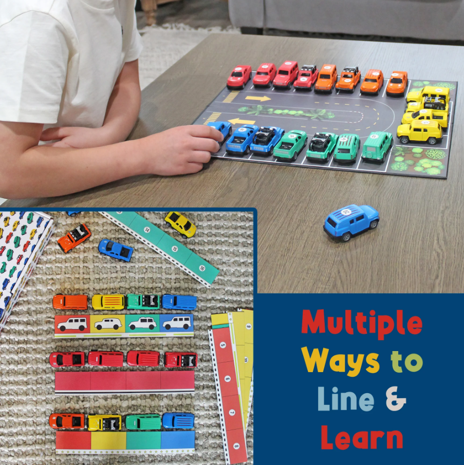 LINE & LEARN CARS EDITION PLAYSET