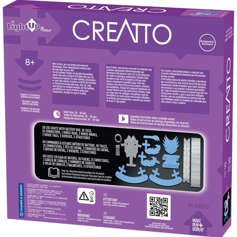 CREATTO LIGHT UP ROCKING HORSE