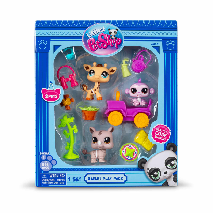 LITTLEST PET SHOP TRIO SAFARI PLAY PACK