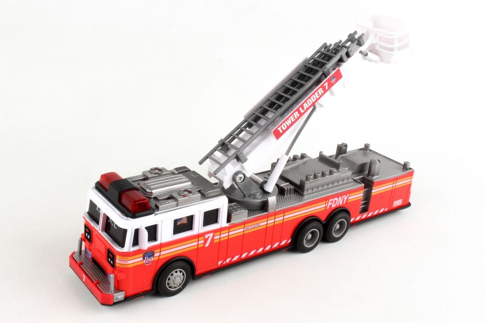 FIRE TRUCK W/ LADDER RC LIGHTS & SOUND