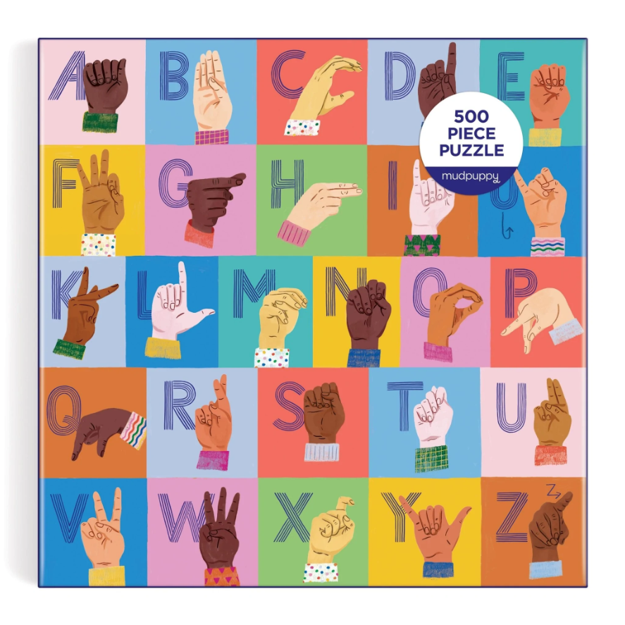 PUZZLE 500 PC AMERICAN SIGN LANGUAGE