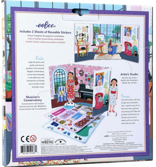 PAPER DOLLS ELODIE AND NAOMI