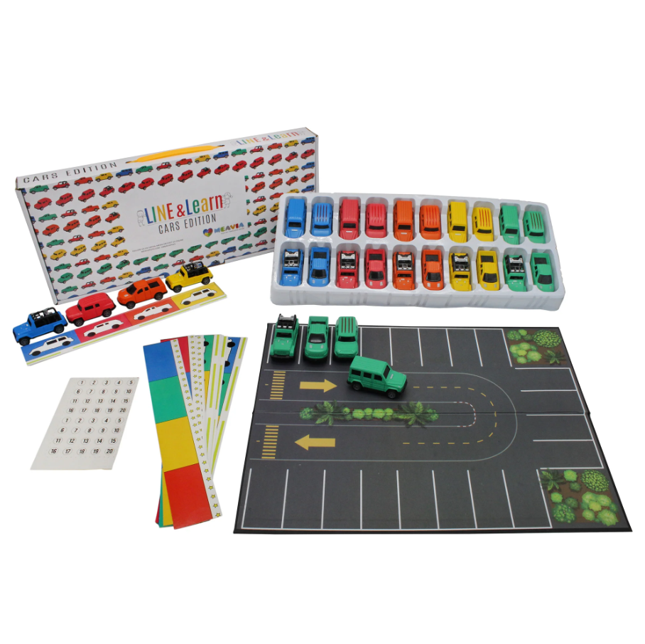 LINE & LEARN CARS EDITION PLAYSET