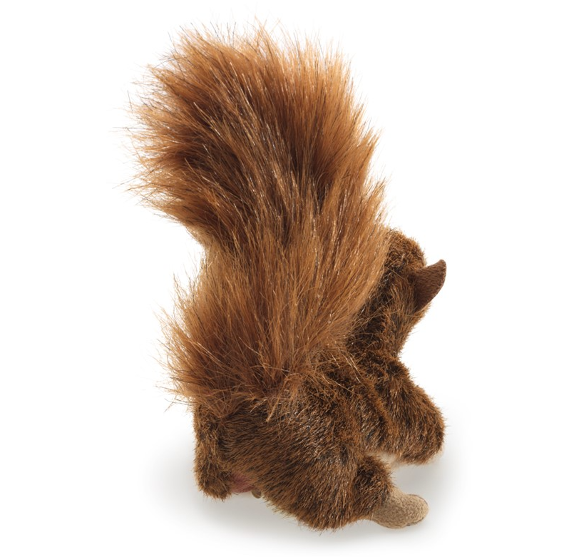 FINGER PUPPET SQUIRREL RED