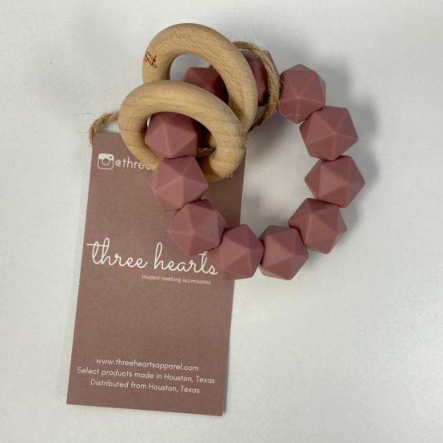 SILICONE TEETHER RATTLE