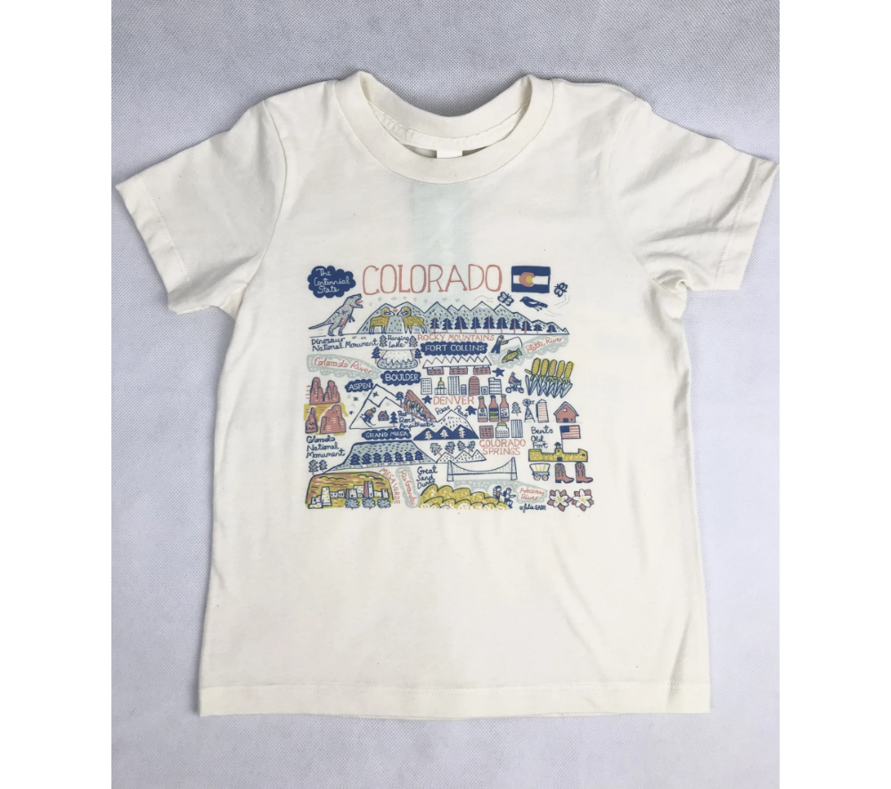 TEE COLORADO MAP ORGANIC