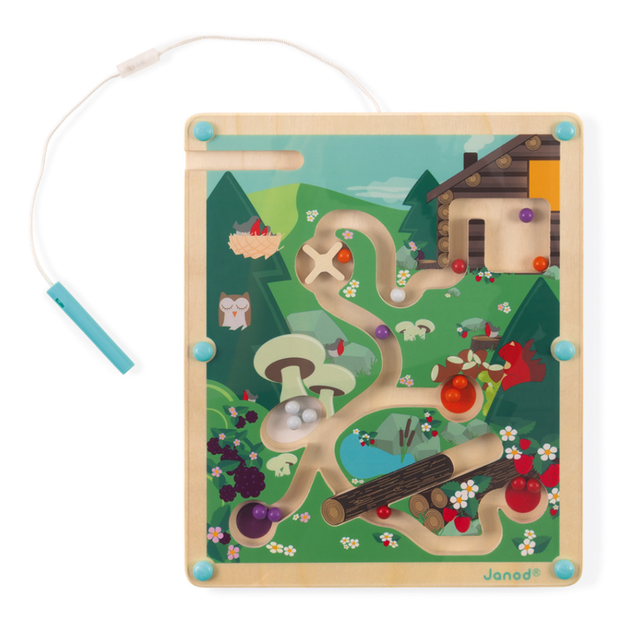 MAGNETIC MAZE FOREST WOODEN