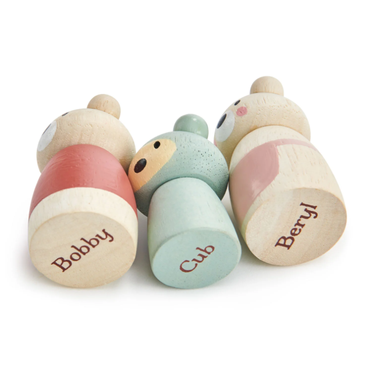 BEAR TALES WOODEN FIGURES
