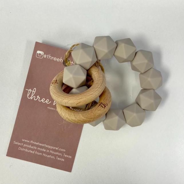 SILICONE TEETHER RATTLE