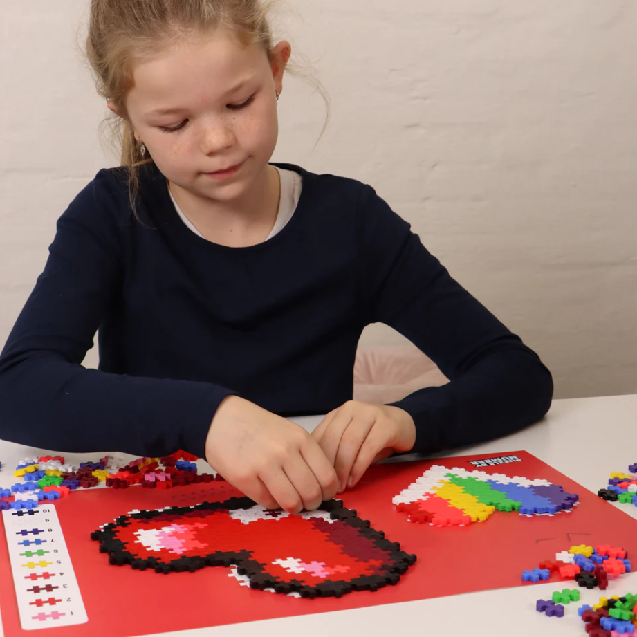 HEARTS 250PC PUZZLE BY NUMBER