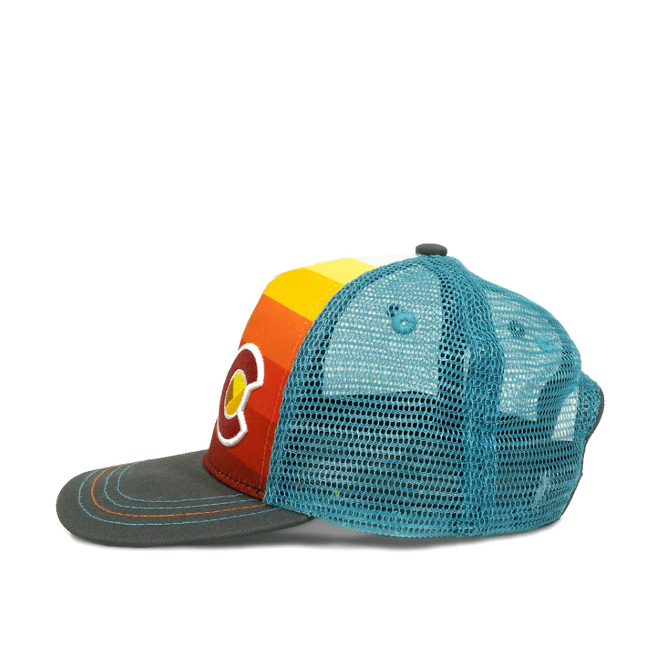 2-3Y TRUCKER  SUNSET FADER HAT: LIL' FIT