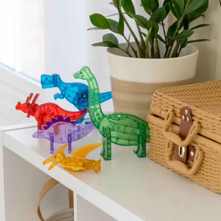 MAGNA TILES DINO 5 PC SET