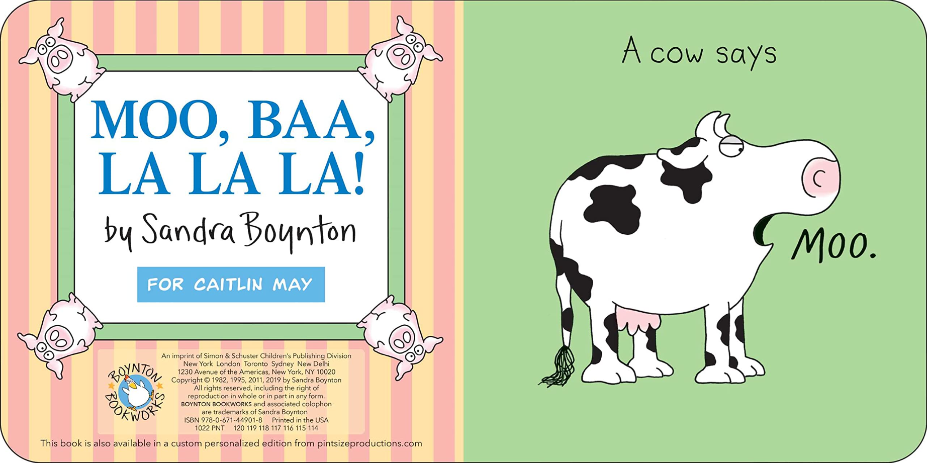 MOO, BAA, LA LA LA!  BB