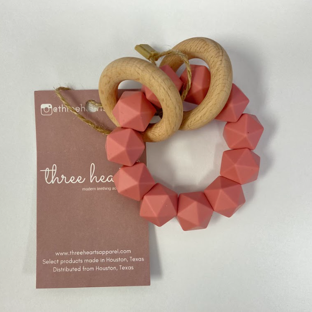 SILICONE TEETHER RATTLE